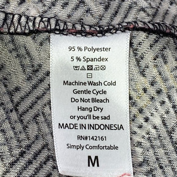 4/$25 Lularoe Black Geometric Print Textured Amelia Dress With Pockets Size M - Picture 7 of 9